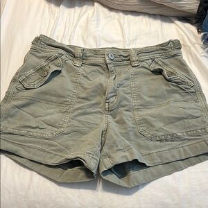 American Eagle Green Cargo Shorts